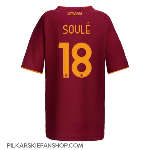 Koszulka piłkarska AS Roma Matias Soule #18 Strój Domowy dla kobiety 2025-26 tanio Krótki Rękaw Koszulka piłkarska AS Roma Matias Soule #18 Strój Domowy dla kobiety 2025-26 tanio Krótki Rękaw